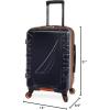 imageNautica Birch 21quot Carry On Hardside Spinner LuggageNavyOrange
