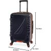 imageNautica Birch 21quot Carry On Hardside Spinner LuggageNavyOrange