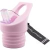 imageNautica Insulated 21oz Sleek Stainless Steel Water Bottle with Flip Lid Straw Leakproof BPAFree Wide Mouth Keeps Drinks Hot or Cold Sports Bottle Ideal for Gym Hiking and Travel NAVYPASTEL PINK