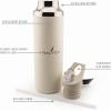 imageNautica Insulated 21oz Sleek Stainless Steel Water Bottle with Flip Lid Straw Leakproof BPAFree Wide Mouth Keeps Drinks Hot or Cold Sports Bottle Ideal for Gym Hiking and Travel NAVYTaupe
