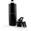 imageNautica Insulated 21oz Sleek Stainless Steel Water Bottle with Flip Lid Straw Leakproof BPAFree Wide Mouth Keeps Drinks Hot or Cold Sports Bottle Ideal for Gym Hiking and Travel NAVYBlack
