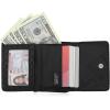 imageNautica Rowers End Small Wallet for Women RFID Blocking Slim Credit Card Holder with Zipper Coin Pocket Bifold Compact Womens Wallet with ID Window Wave Dreamer IndigoChalkWoven Black