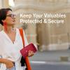 imageNautica Womens Bulk Cargo Vegan Leather RFID Wallet Zip Around Clutch Phone Case MultiCard Organizer BlackEarth