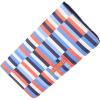 imageNautica Seaside Slim Womens Wallet RFID Blocking Credit Card Holder Coin Purse Checkbook Organizer Clutch Small Vegan Leather Wallet for Travel AmericanaTangerine Stripe