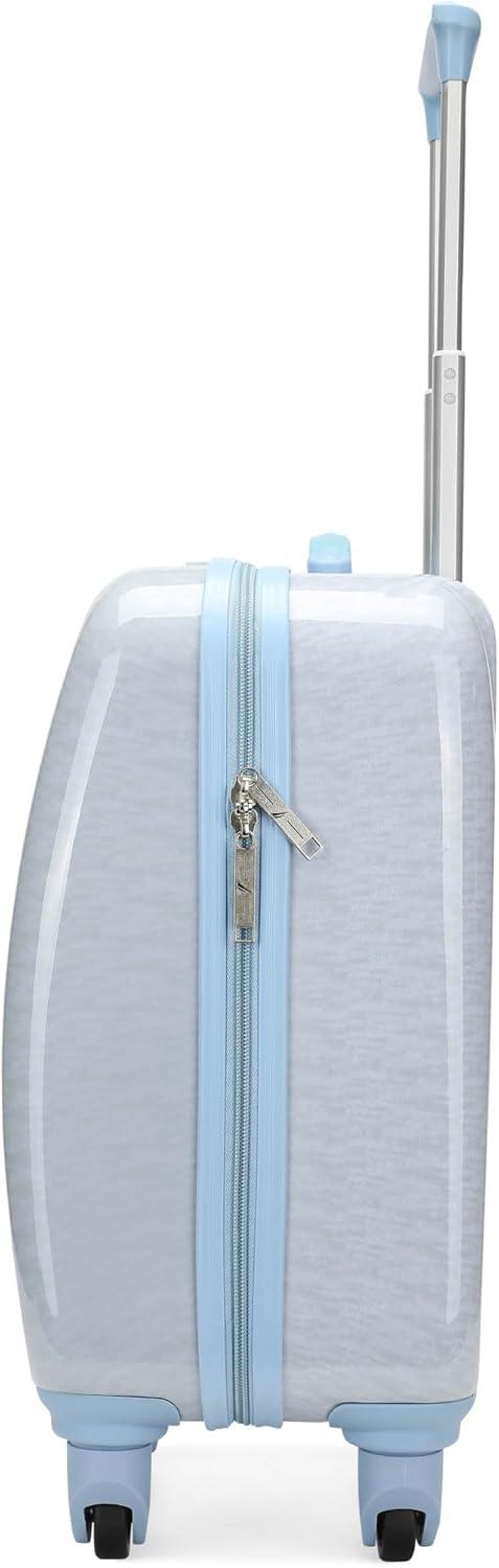 imageNautica Kids Luggage  18quot Airline Approved Rolling Hardside Upright Carryon Suitcase Set with Wheels Pastel Shell  5pc Travel SetPolar Voyage