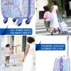 imageNautica Kids Luggage  18quot Airline Approved Rolling Hardside Upright Carryon Suitcase Set with Wheels Pastel Shell  5pc Travel SetPastel Shell  5pc Travel Set