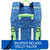 imageNautica Kids Luggage  18quot Airline Approved Rolling Hardside Upright Carryon Suitcase Set with Wheels Pastel Shell  5pc Travel SetSubmarine Journey  5pc School Set