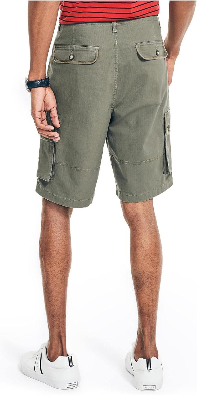 imageNautica Mens 10quot Navigator Cargo ShortHillside Olive