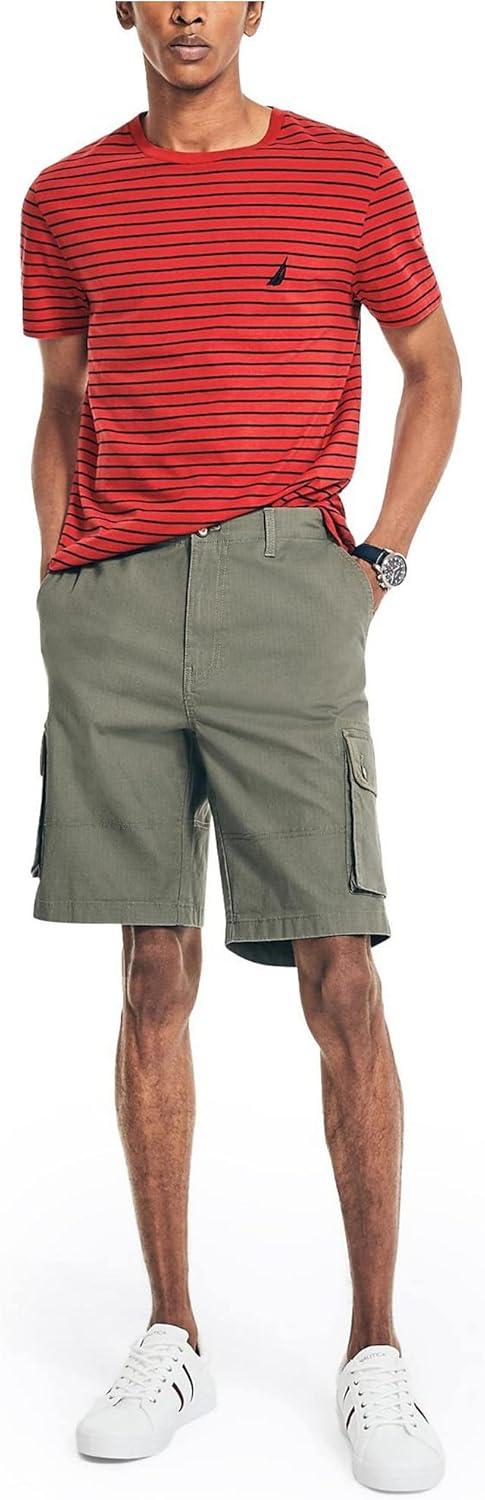 imageNautica Mens 10quot Navigator Cargo ShortHillside Olive