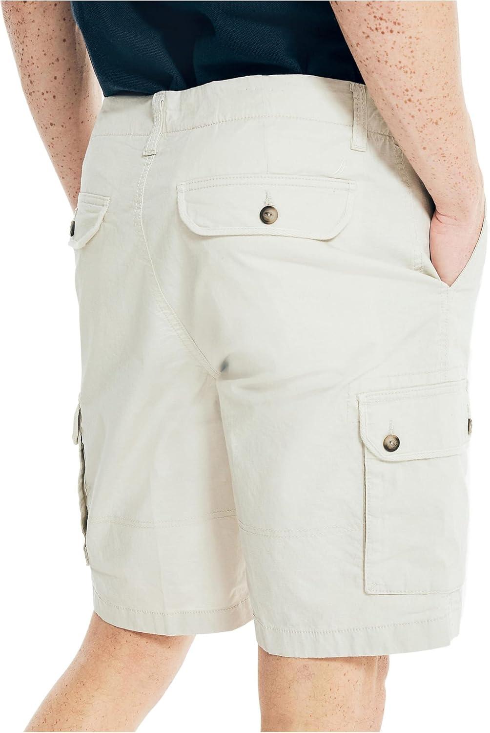 imageNautica Mens 10quot Navigator Cargo ShortNautica Stone