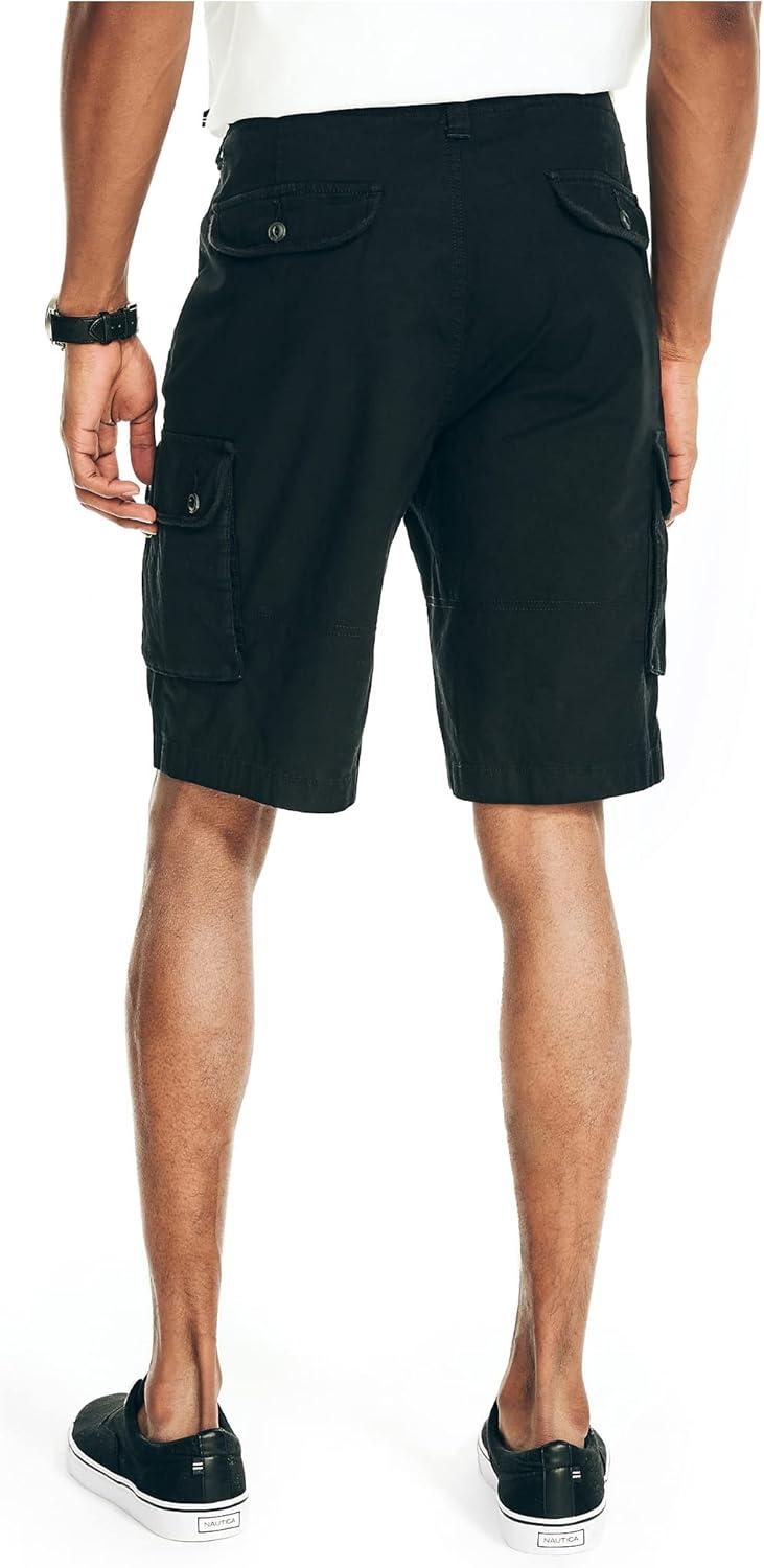 imageNautica Mens 10quot Navigator Cargo ShortTrue Black