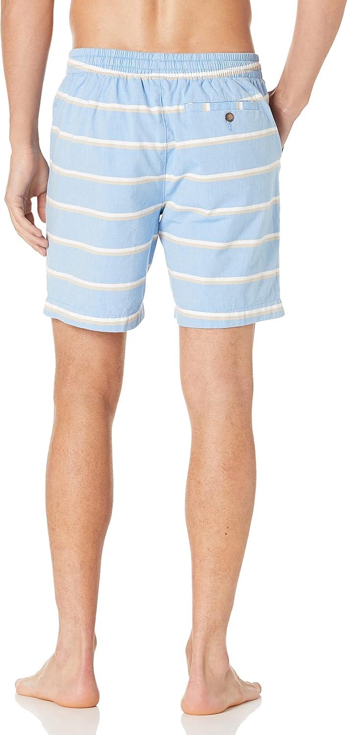 imageNautica Mens 7quot Classic Fit Boardwalk ShortsClear Skies Blue