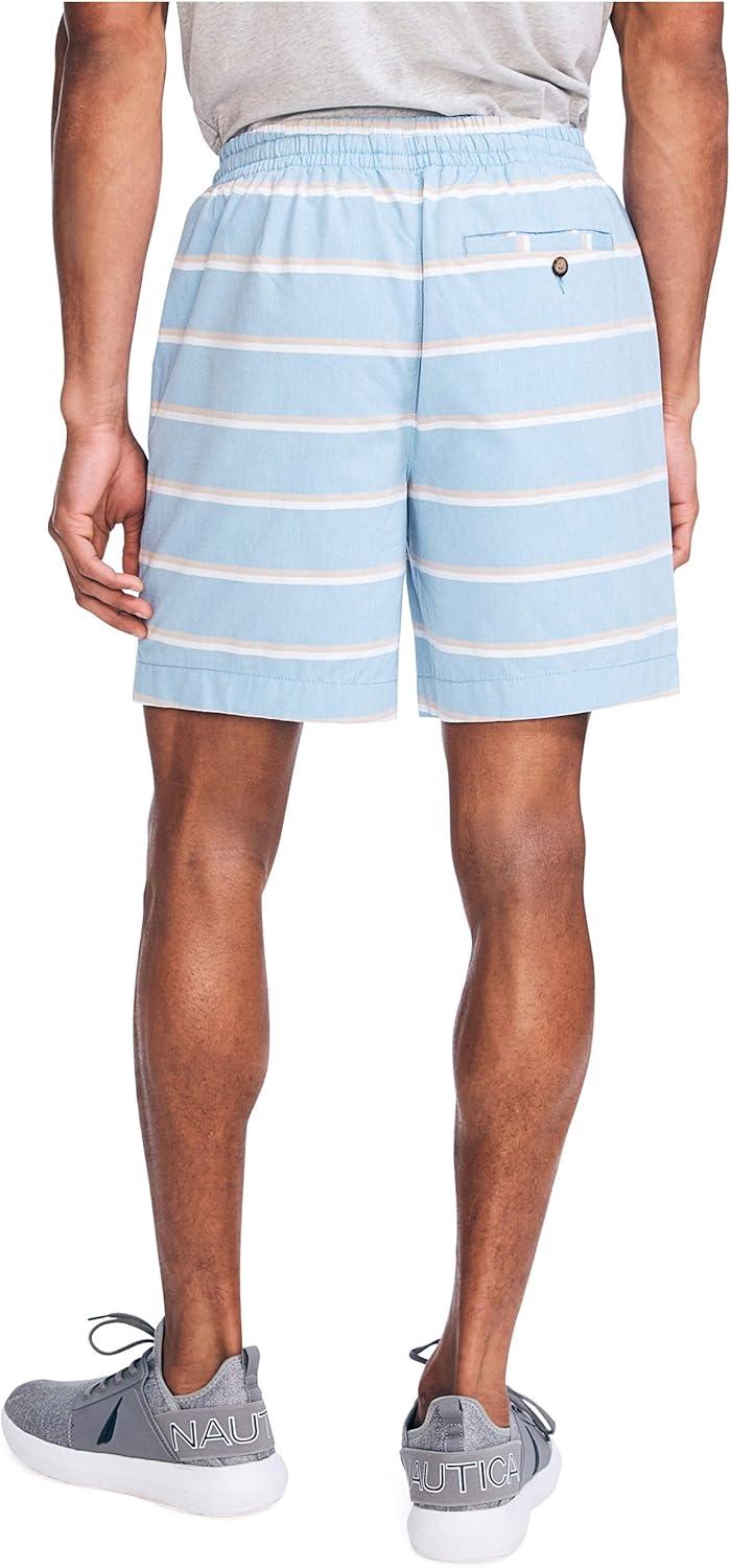 imageNautica Mens 7quot Classic Fit Boardwalk ShortsClear Skies Blue