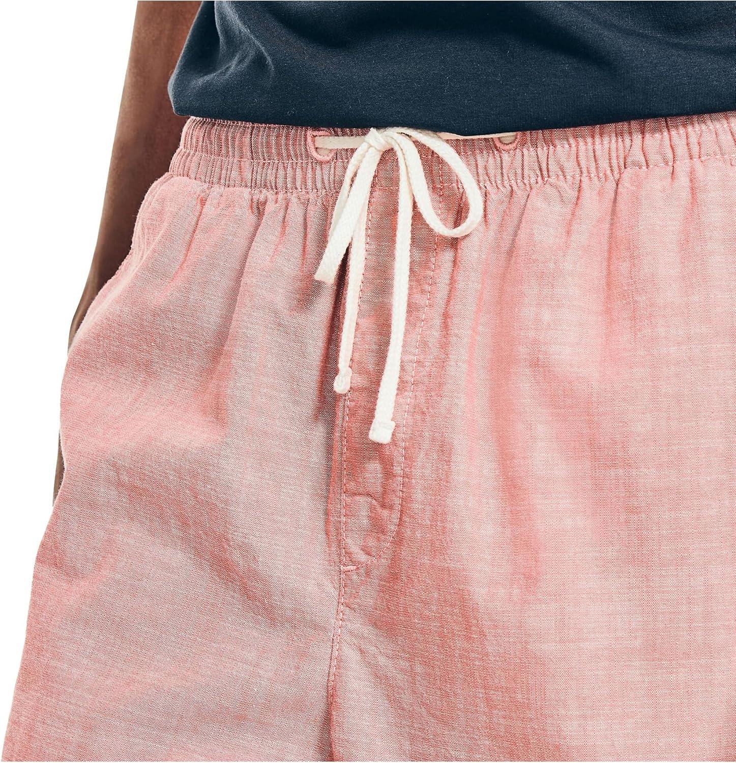 imageNautica Mens 7quot Classic Fit Boardwalk ShortsMineral Red