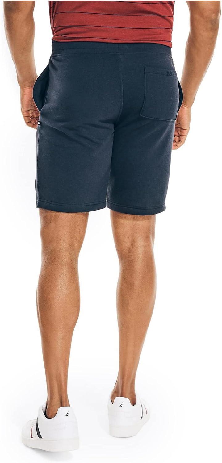 imageNautica Mens 9quot Solid Fleece ShortTrue Navy