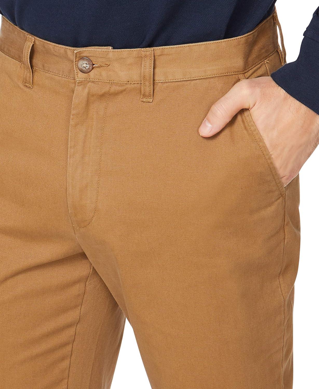 imageNautica Mens Chino PantsOyster Brown