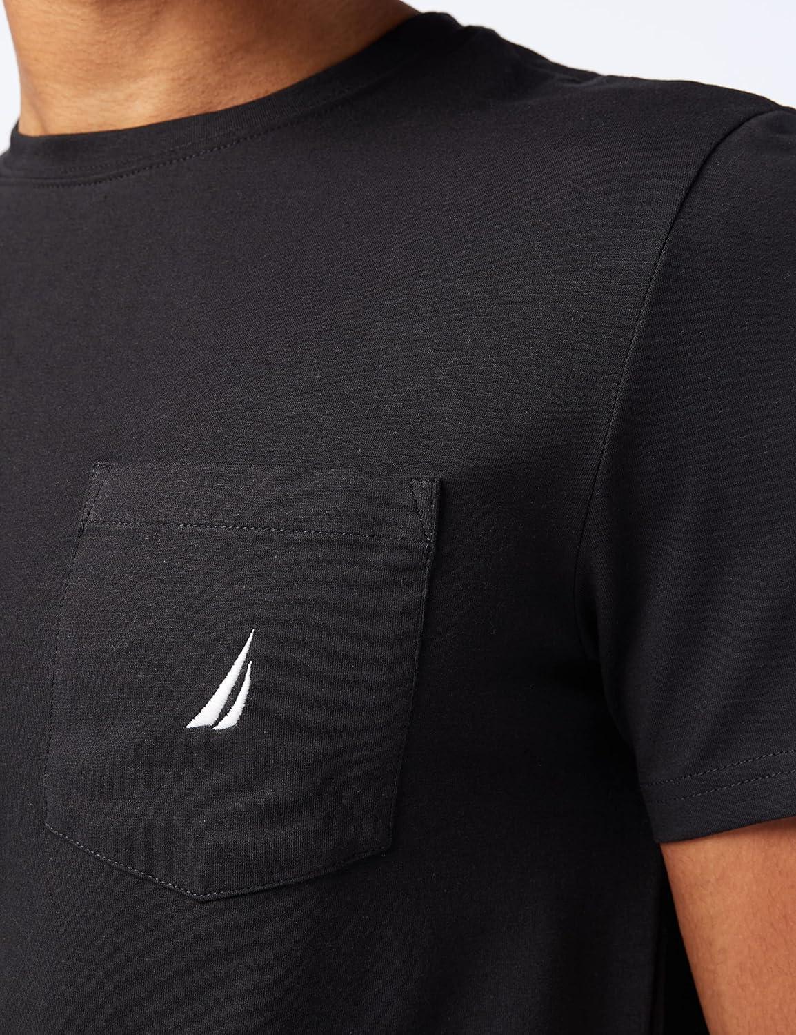 imageNautica Mens Classic Fit Pocket TShirtBlack
