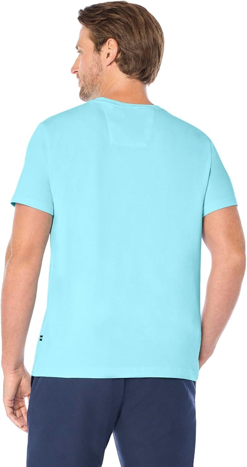 imageNautica Mens Classic Fit Pocket TShirtBright Aqua Blue