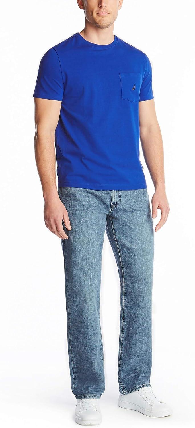 imageNautica Mens Classic Fit Pocket TShirtBright Cobalt
