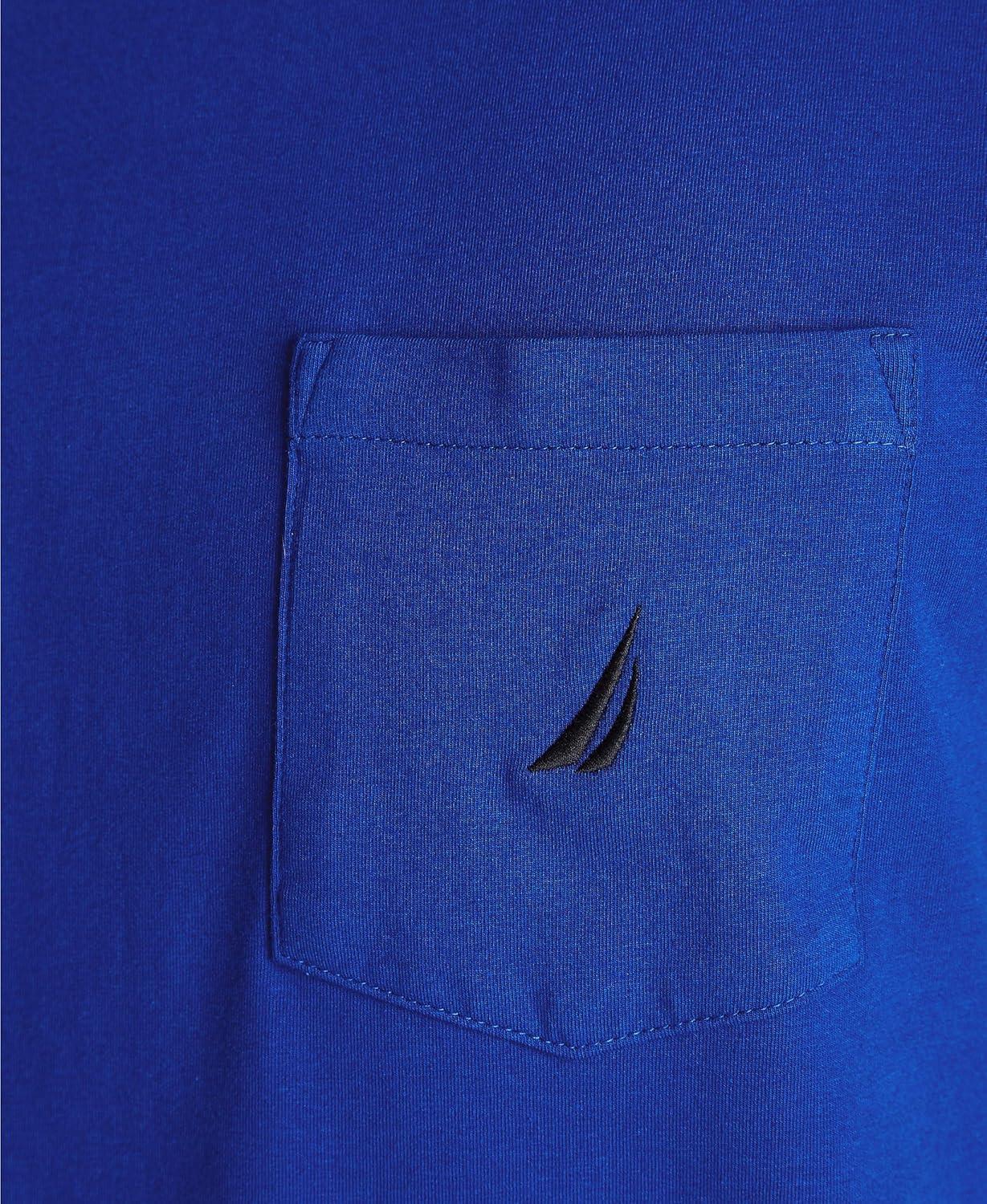 imageNautica Mens Classic Fit Pocket TShirtBright Cobalt