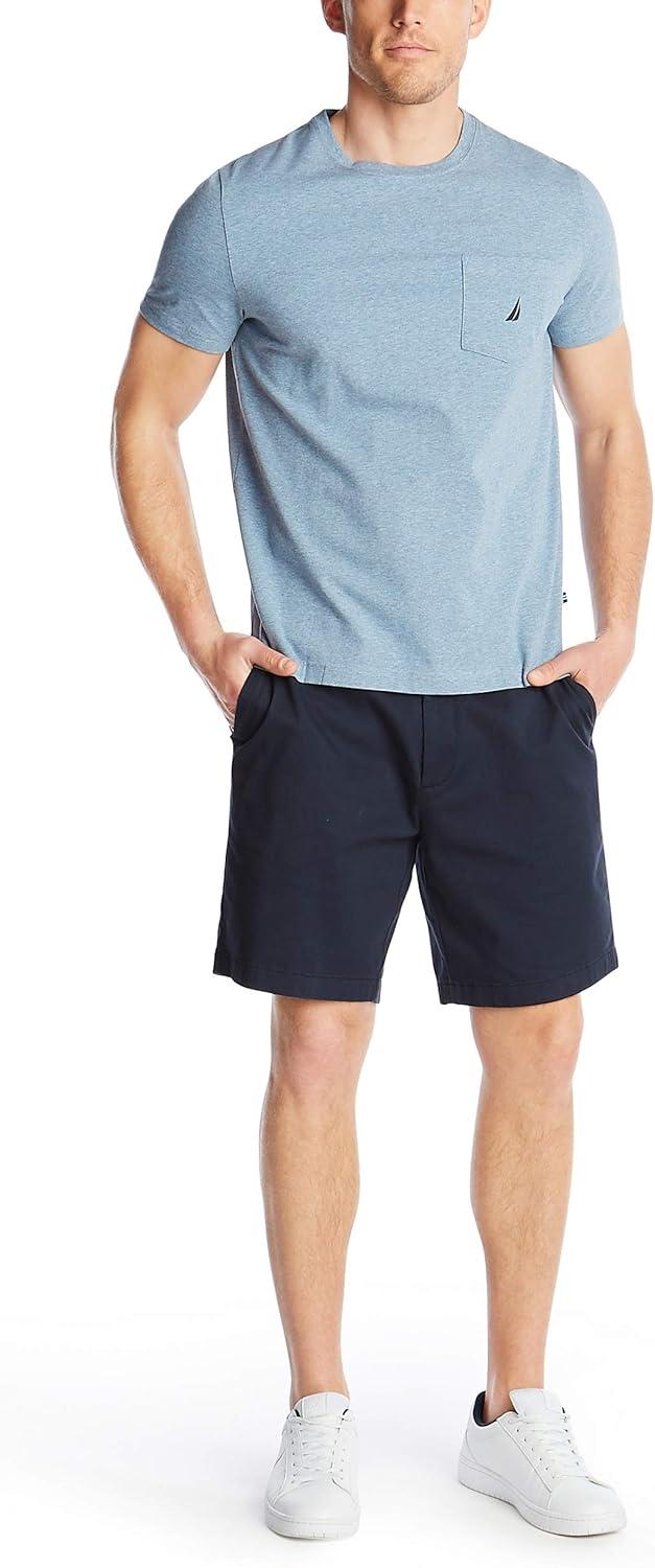 imageNautica Mens Classic Fit Pocket TShirtDeep Anchor Heather