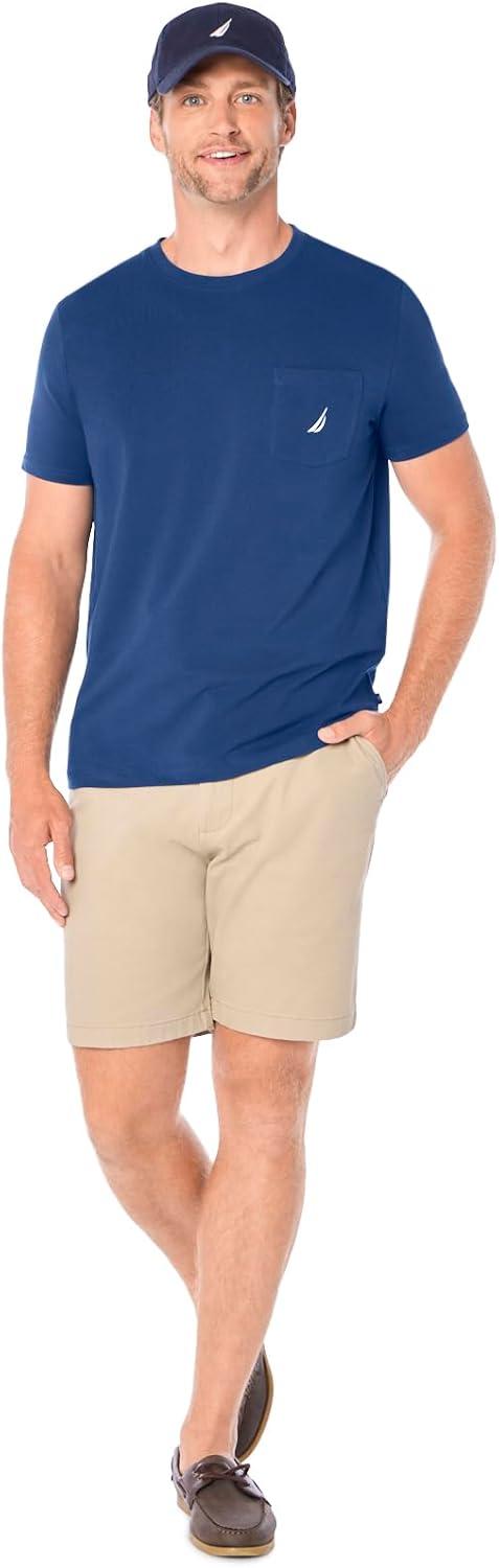 imageNautica Mens Classic Fit Pocket TShirtEstate Blue