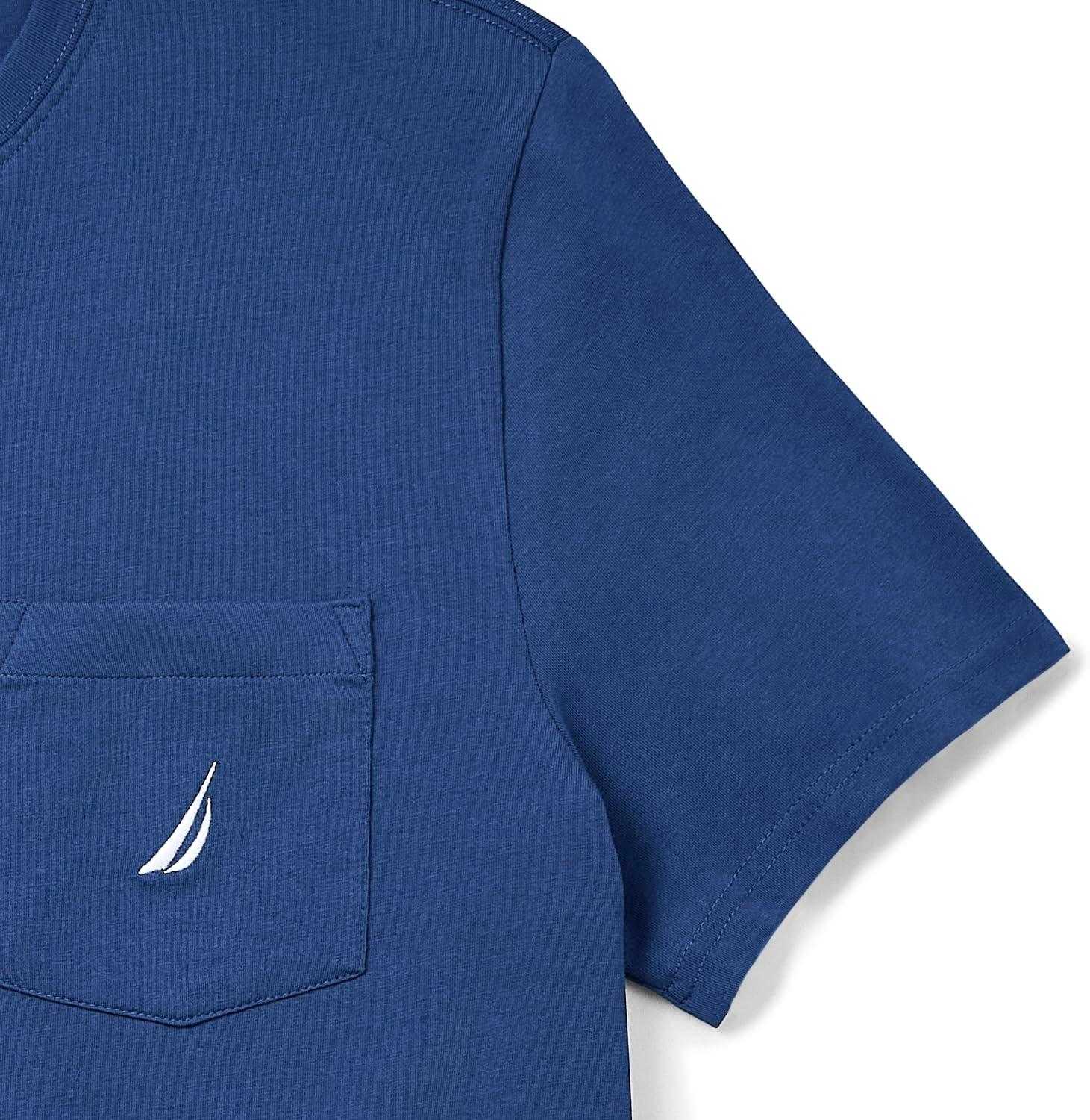 imageNautica Mens Classic Fit Pocket TShirtEstate Blue