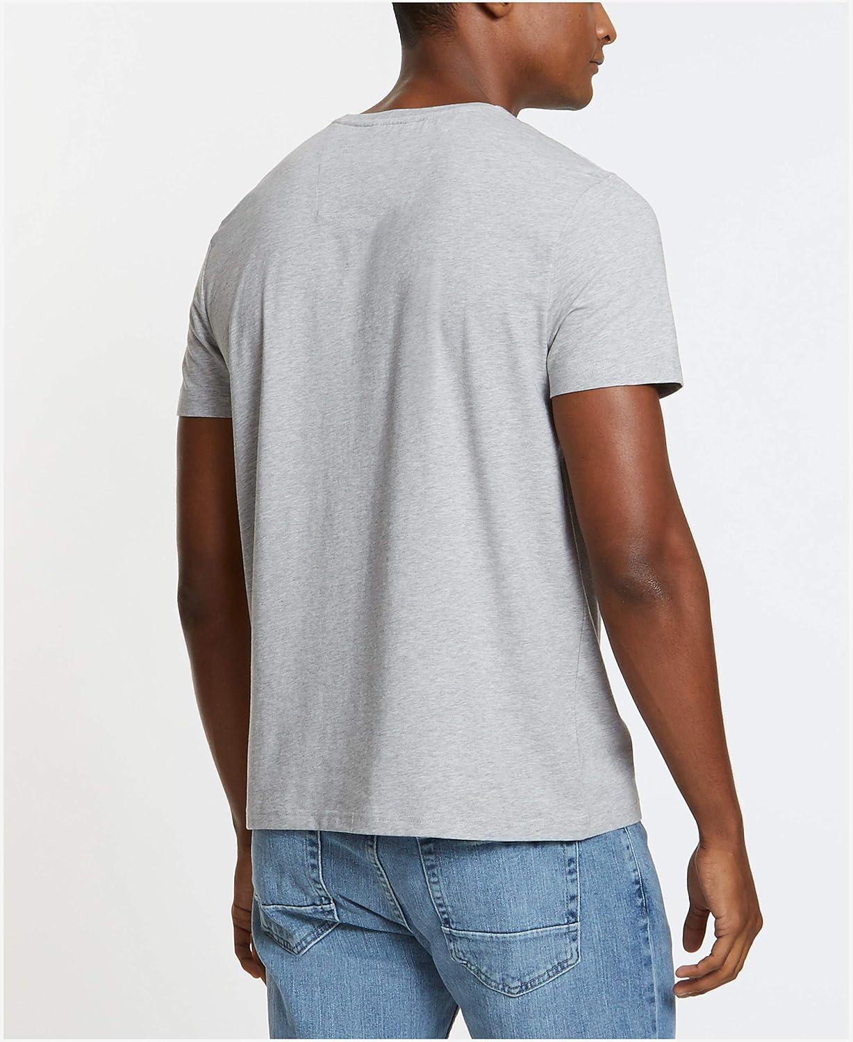 imageNautica Mens Classic Fit Pocket TShirtGrey Heather