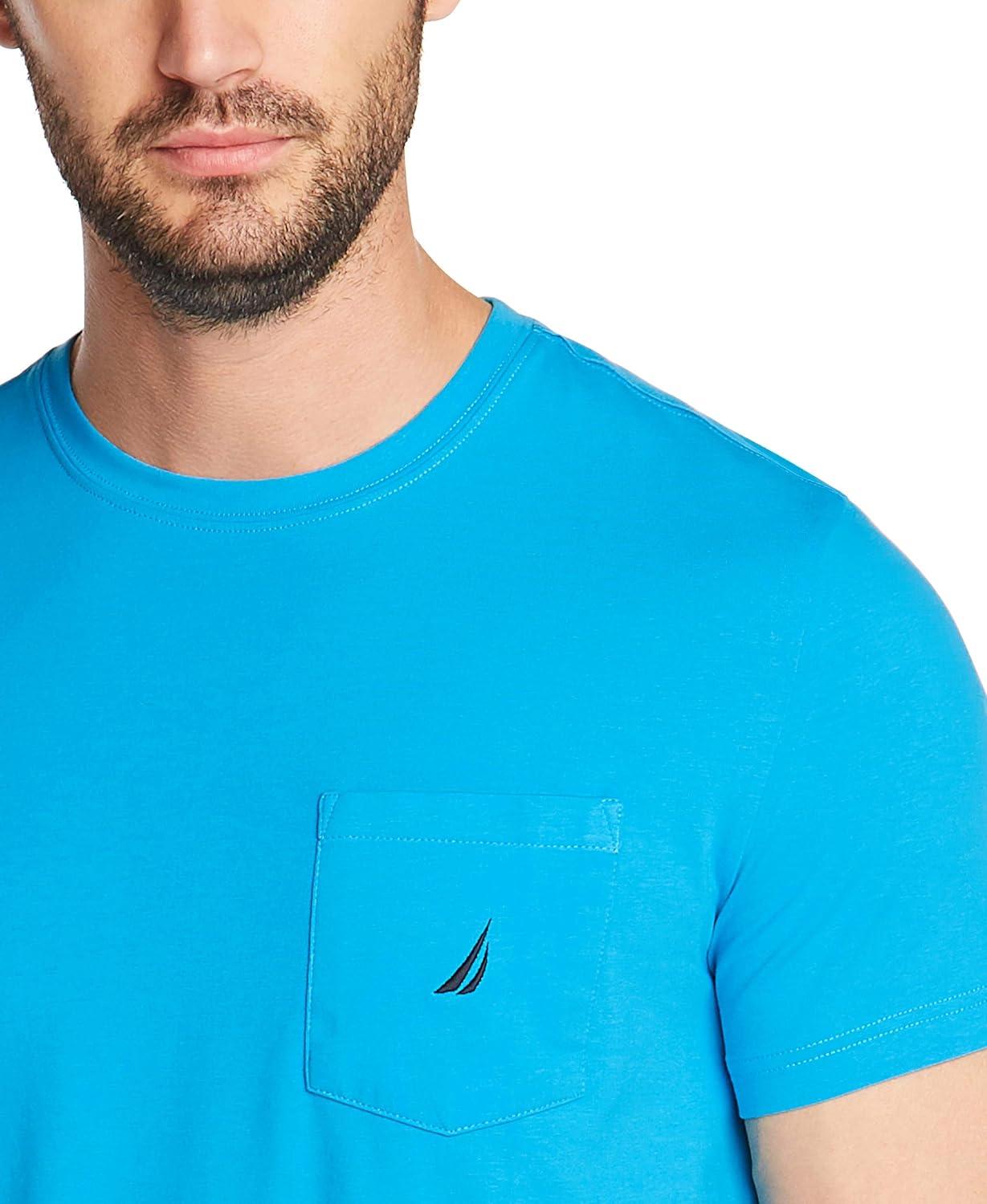 imageNautica Mens Classic Fit Pocket TShirtHawaiian Ocean