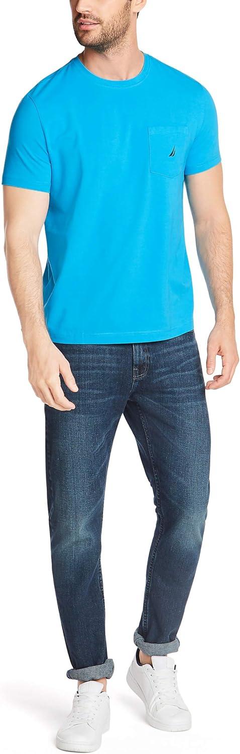 imageNautica Mens Classic Fit Pocket TShirtHawaiian Ocean