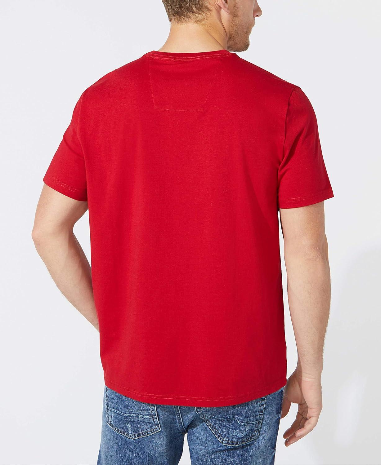 imageNautica Mens Classic Fit Pocket TShirtNautica Red