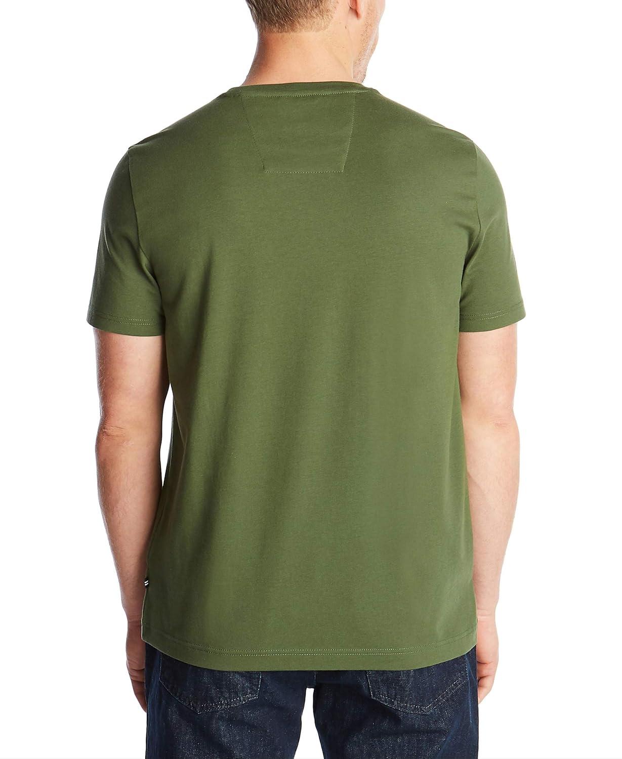 imageNautica Mens Classic Fit Pocket TShirtPine Forest Green