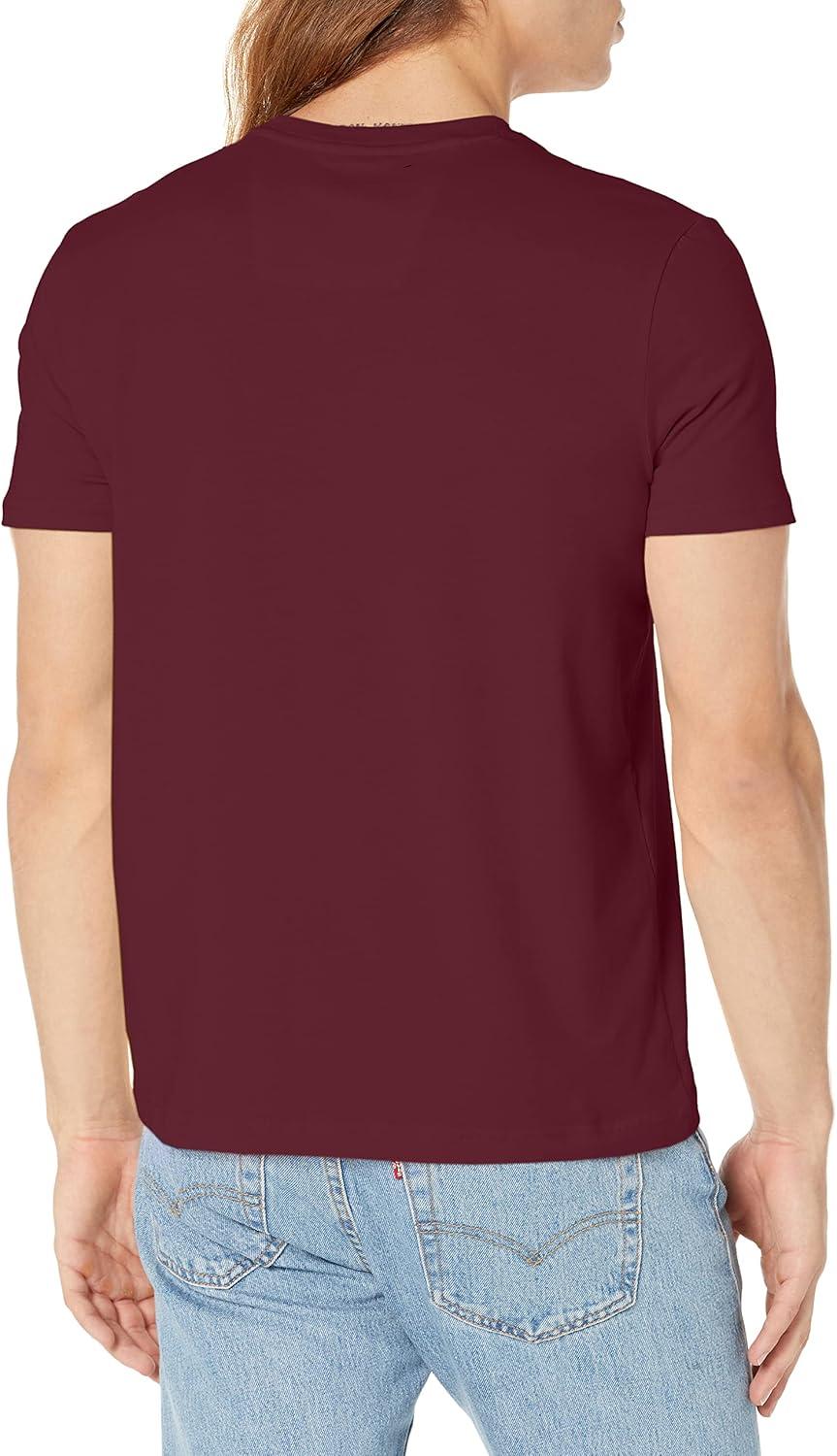 imageNautica Mens Classic Fit Pocket TShirtShipwreck Burgundy