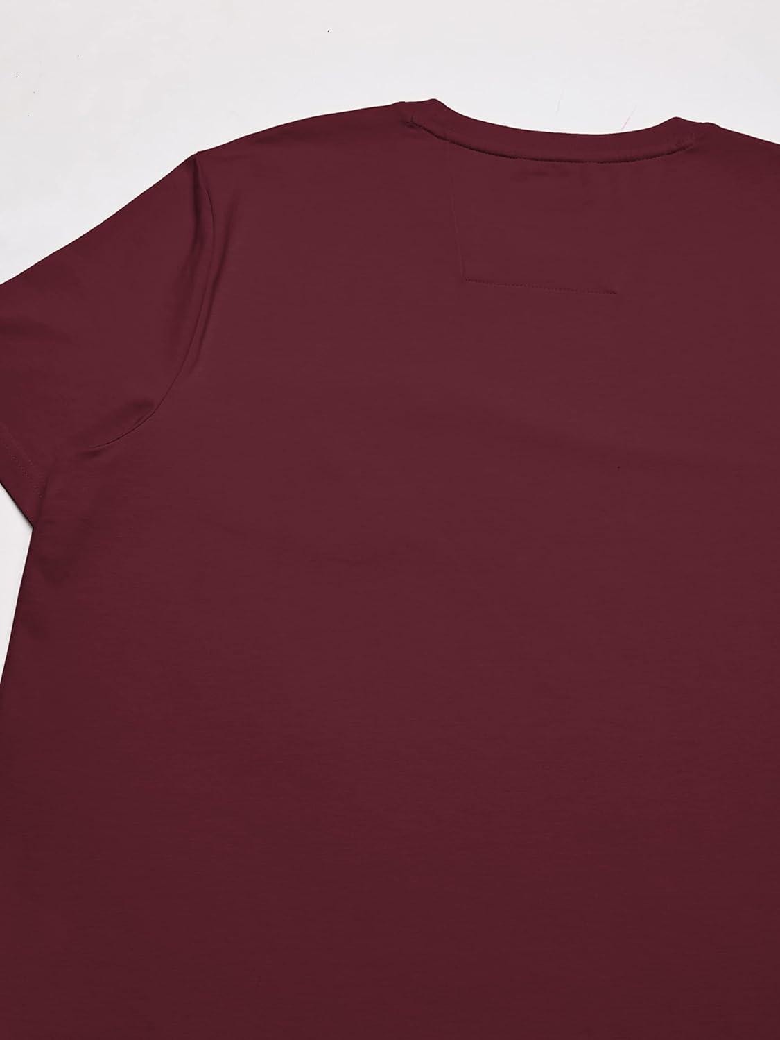 imageNautica Mens Classic Fit Pocket TShirtShipwreck Burgundy