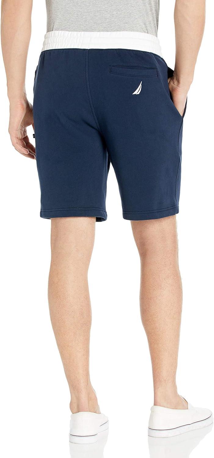 imageNautica Mens Fleece Knit Logo ShortsNavy