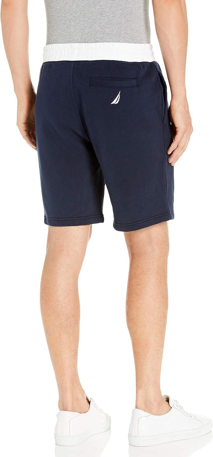 imageNautica Mens Fleece Logo ShortsNavy