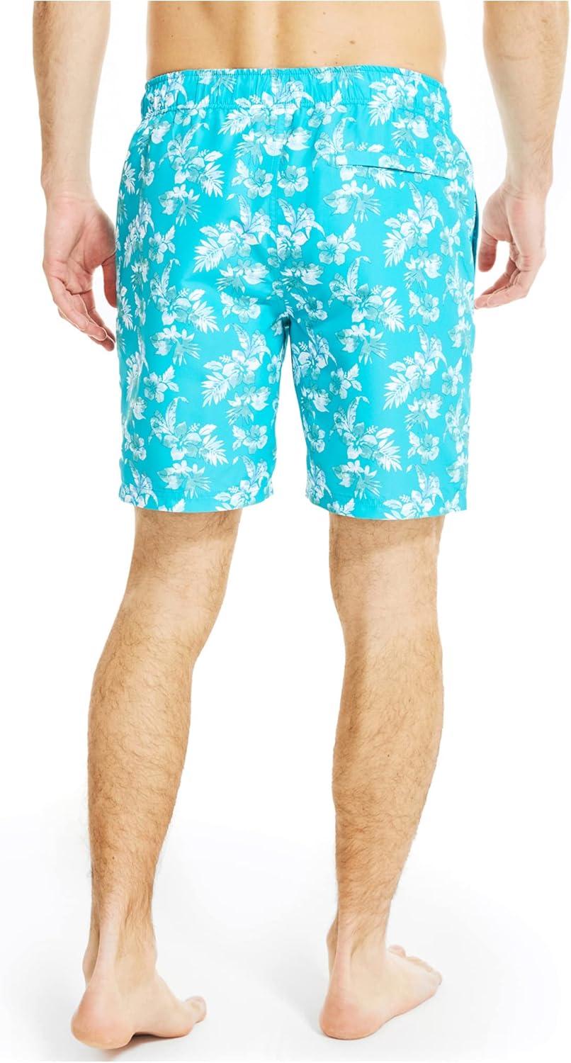 imageNautica Mens Standard Sustainably Crafted 8quot Swim ShortAqua Lagoon