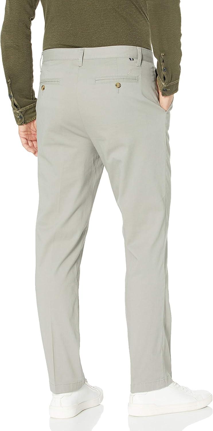 imageNautica Mens Stretch Chino PantsNeutral Grey