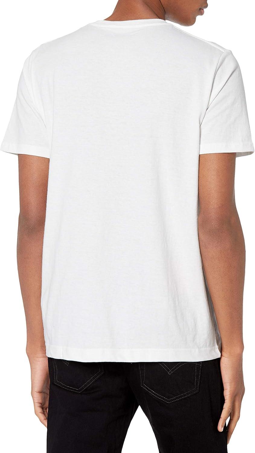 imageNautica Mens Sustainably Crafted Logo Signal Flag Graphic TShirtBright White