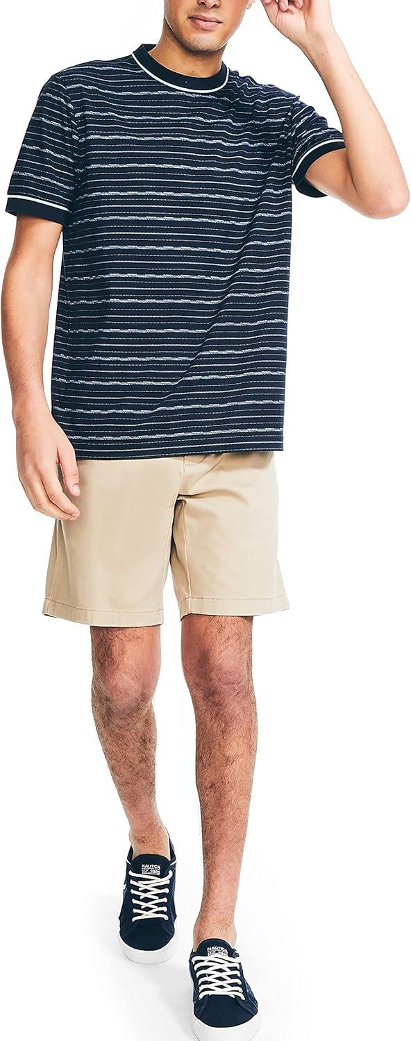 imageNautica Mens Sustainably Crafted Striped TShirtNavy
