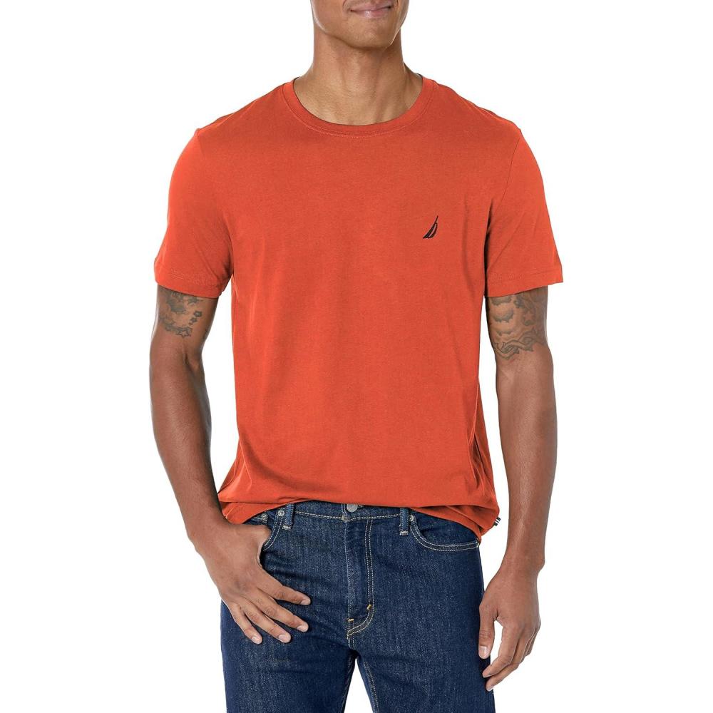 imageNautica Mens JClass TShirtFleet Orange