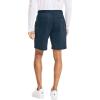 imageNautica Mens Classic Fit Flat Front Stretch Solid Chino 85quot Deck ShortsFrench Navy