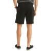 imageNautica Mens Classic Fit Flat Front Stretch Solid Chino 85quot Deck ShortsNight Black
