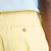 imageNautica Mens Classic Fit Flat Front Stretch Solid Chino 85quot Deck ShortsYellow Snapdragon
