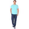 imageNautica Mens Classic Fit Pocket TShirtBright Aqua Blue