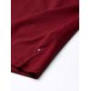 imageNautica Mens Classic Fit Pocket TShirtBurgundy Red