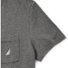 imageNautica Mens Classic Fit Pocket TShirtCharcoal Heather Light