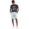 imageNautica Mens Cotton Twill Flat Front Chino ShortCerulean Blue