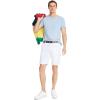 imageNautica Mens Cotton Twill Flat Front Chino ShortOptic White