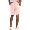 imageNautica Mens Cotton Twill Flat Front Chino ShortPale Orchid